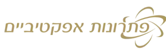 פתרונות אפקטיביים